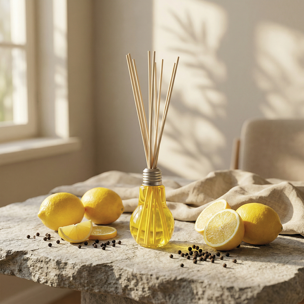 diffuseur de parfum maison citron et poivre design int&eacute;rieur &Ouml;ora